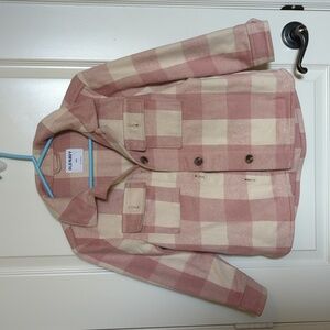 Pink Plaid Old Navy Shacket